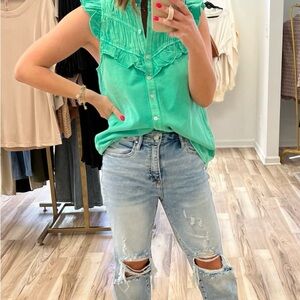 Entro Jean sleeveless top